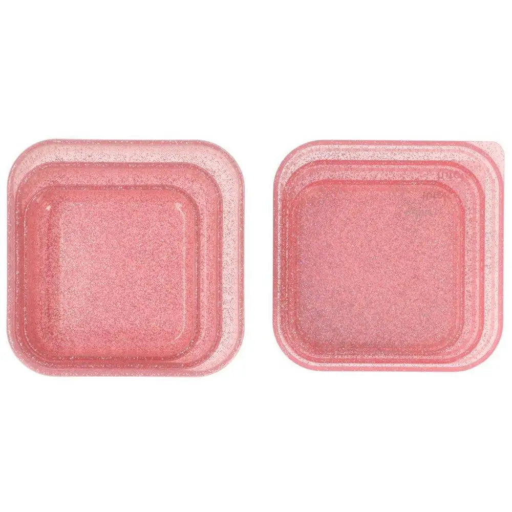 Lunch Box set - Rose à paillettes