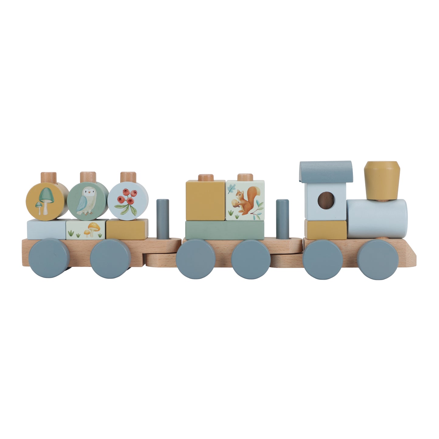 Train de blocs Forest Friends