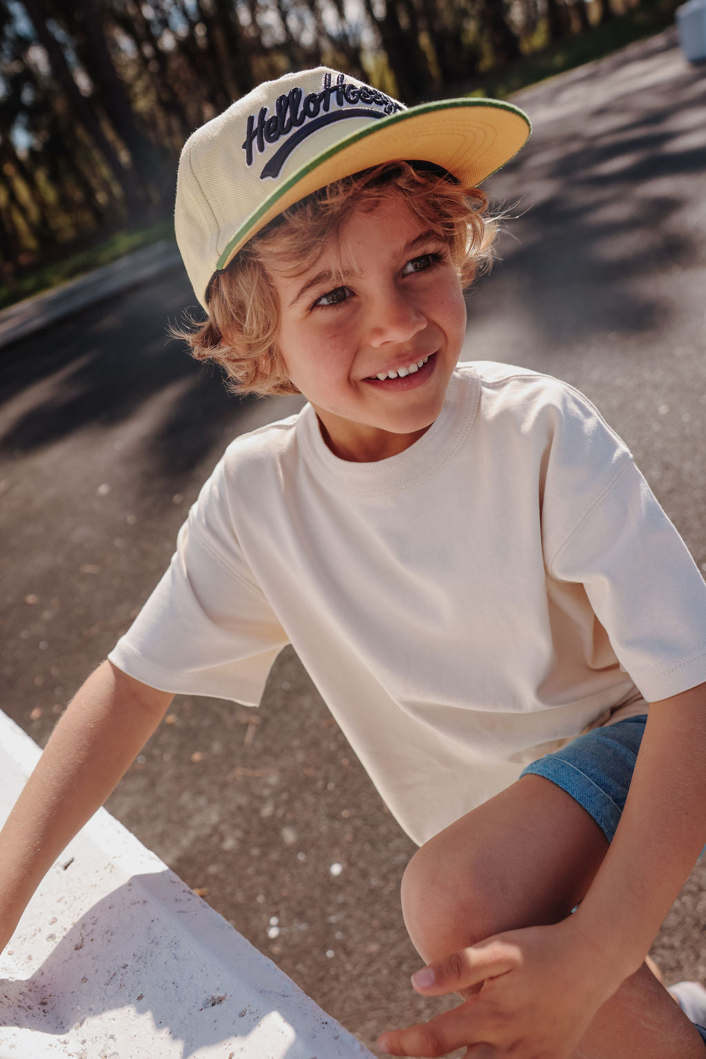 Casquette Hello Hossy - 9-18 mois - Homerun White