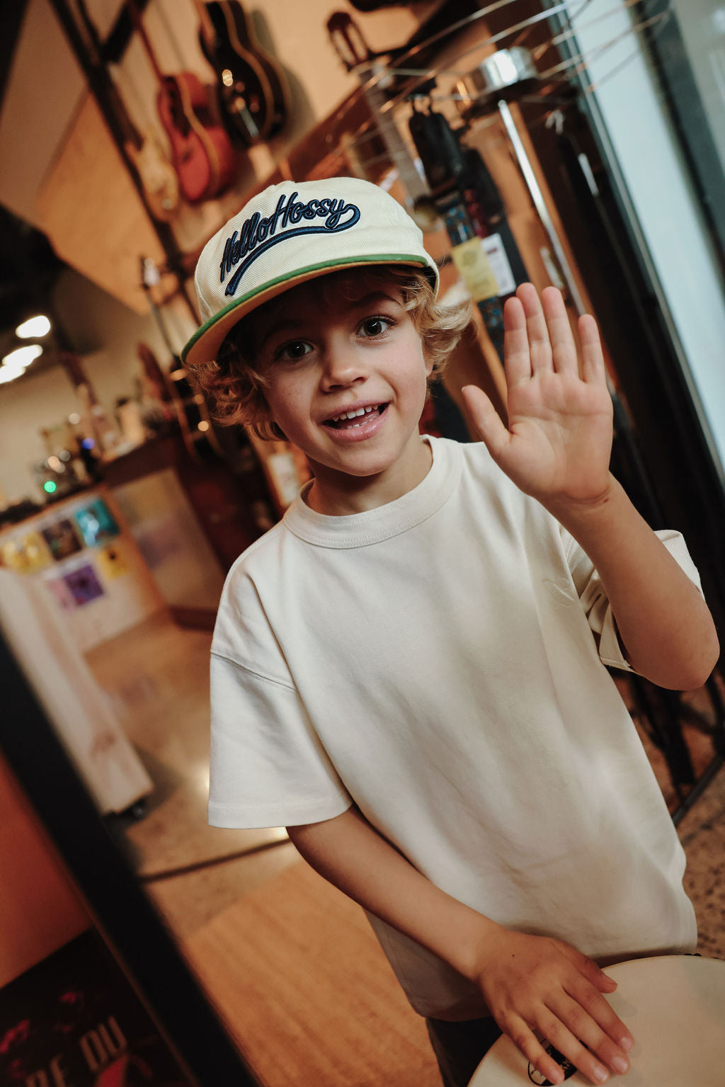 Casquette Hello Hossy - 9-18 mois - Homerun White