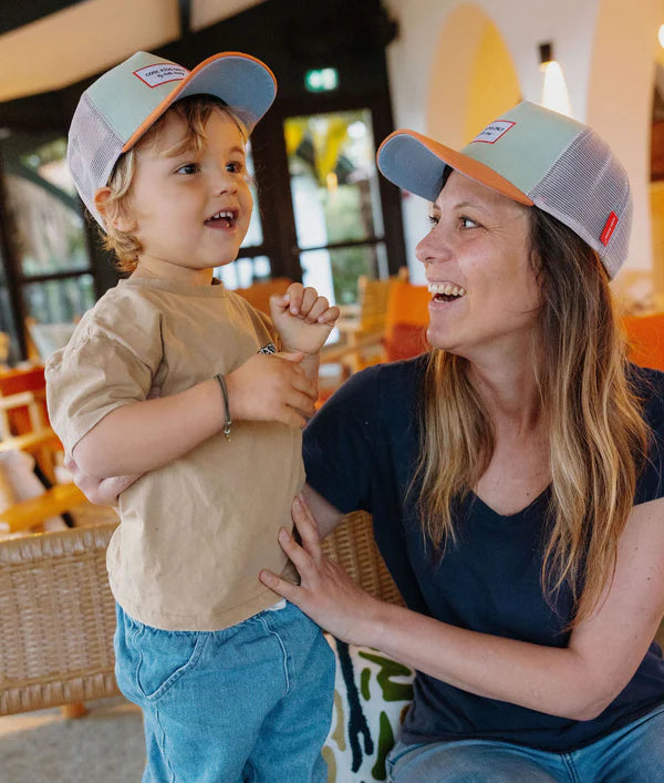 Casquette Hello Hossy - Adulte Mum - Mini Anis