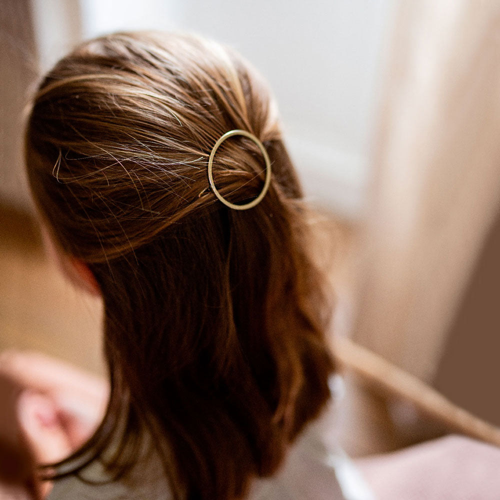Barrette Ronde BACHCA – Doré