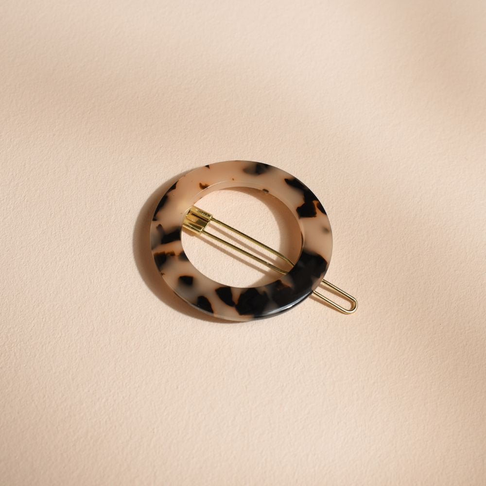 Barrette Ronde BACHCA – Ecaille