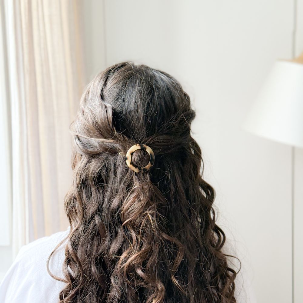 Barrette Ronde BACHCA – Ecaille