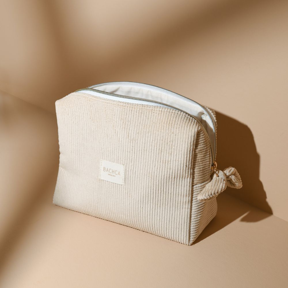Trousse à Maquillage BACHCA – Velours Côtelé
