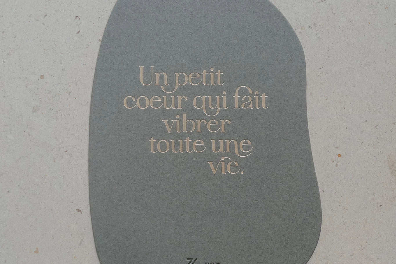 Carte Postale - Un petite coeur