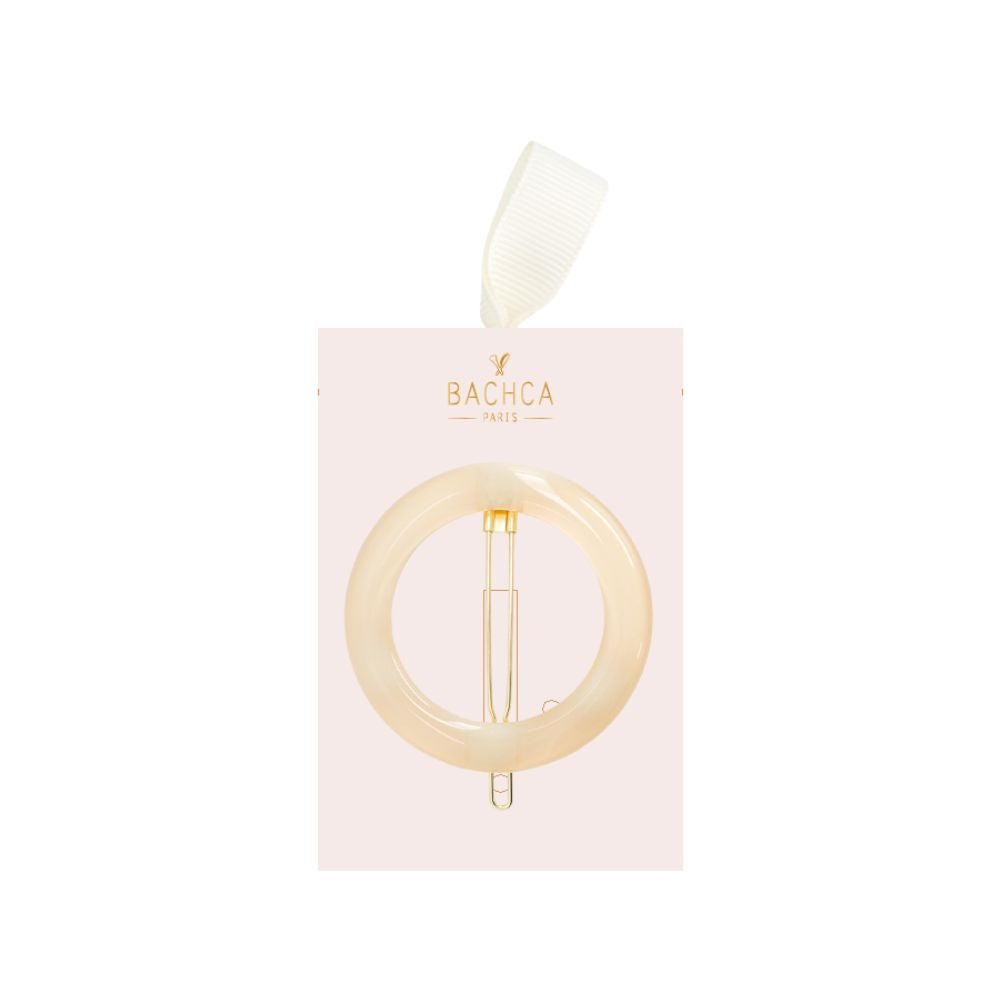 Barrette Ronde BACHCA – Ivoire