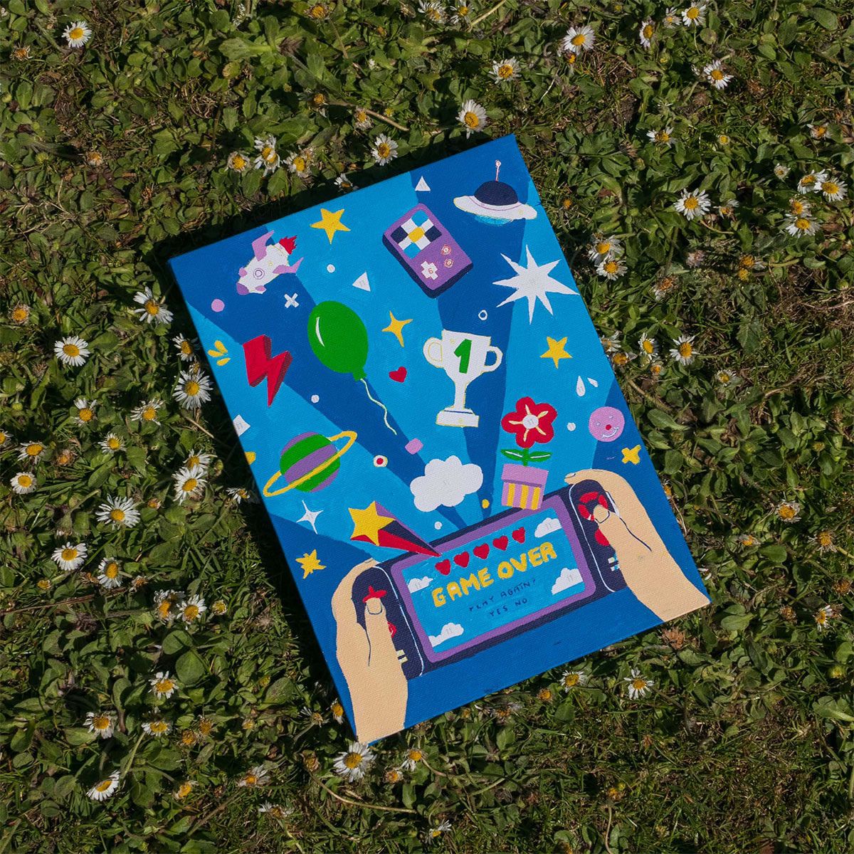 Peinture au numéro - Video Game 8-12 ans