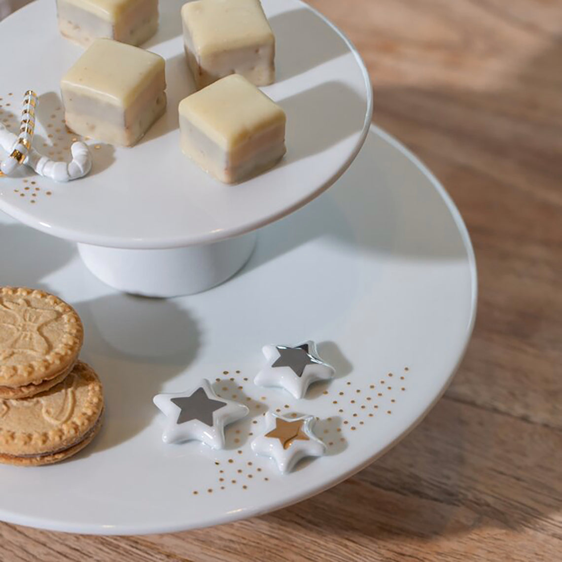 Plateau en Porcelaine - Sucre d'Orge