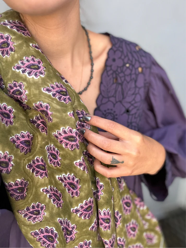 Foulard en coton – 100 % coton – Deux tailles disponibles - Carmen