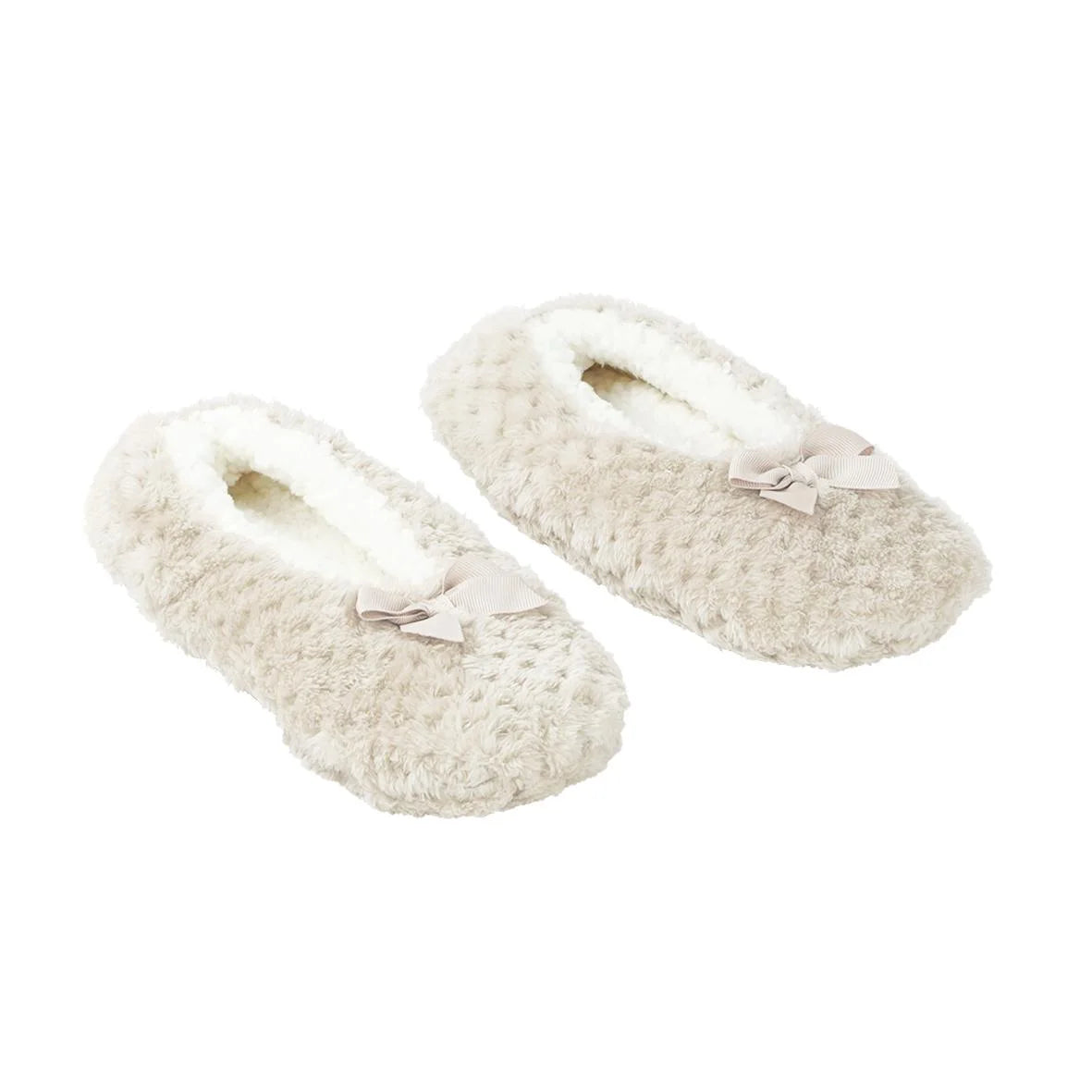 Ballerines Super Moelleux doublées sherpa doudou - Craie