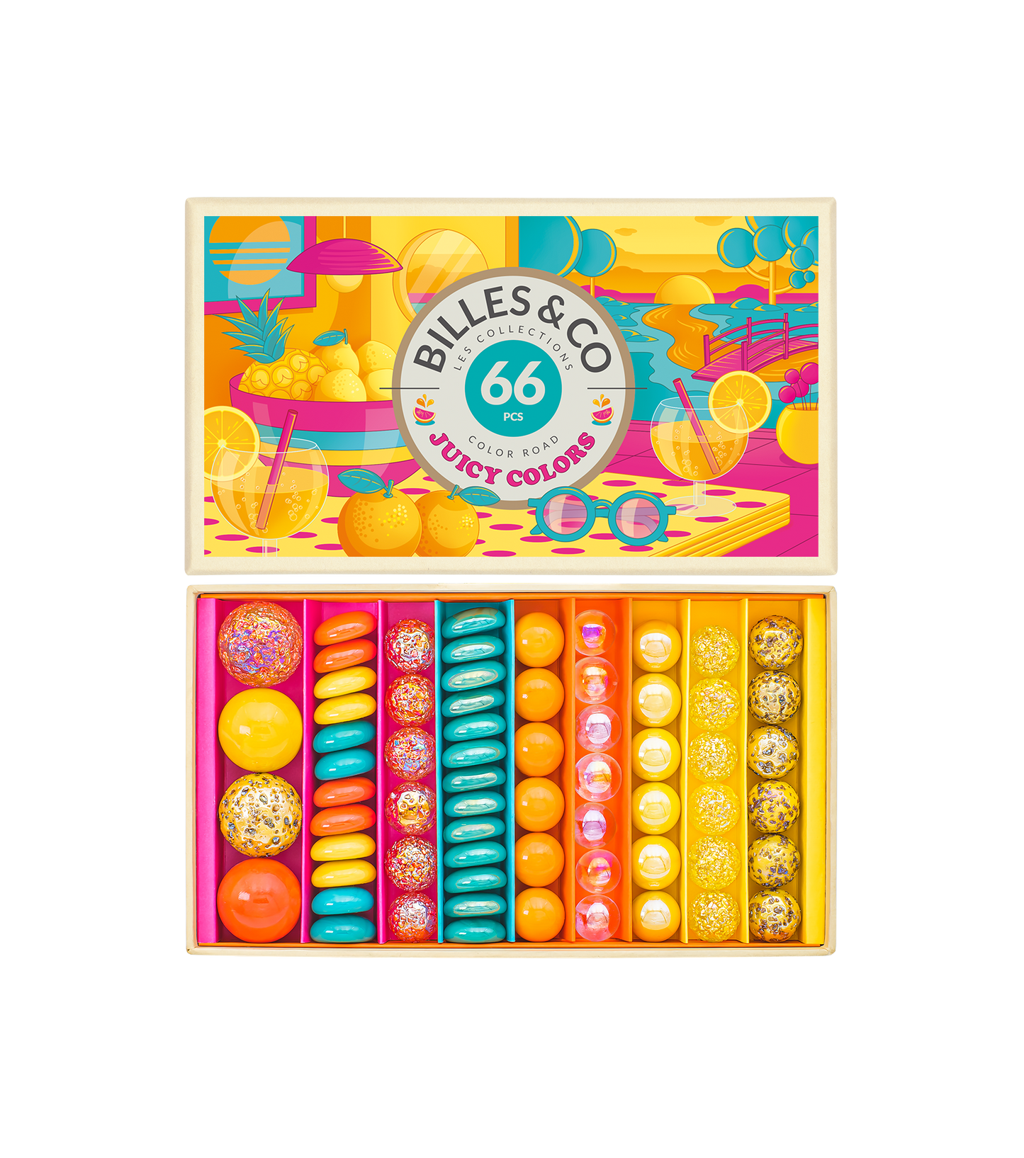 Billes de Billes & Co - Mini Box Juicy Colors