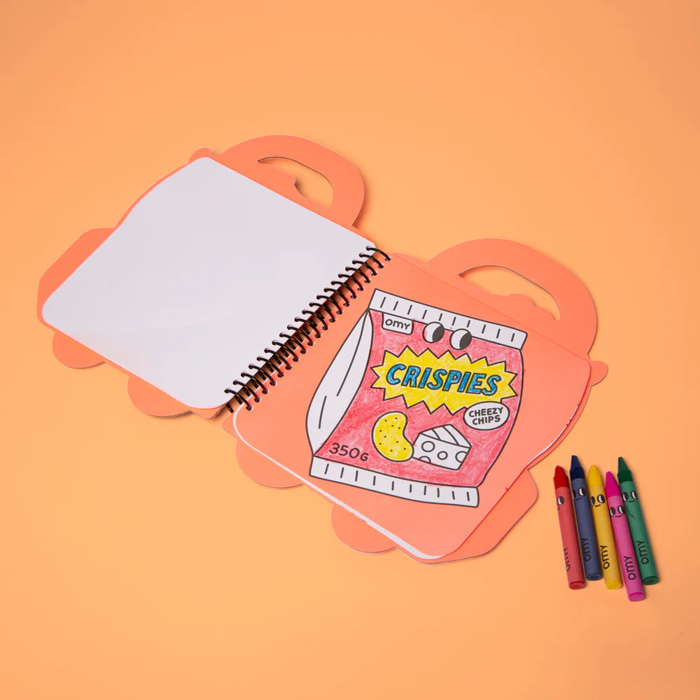 Super Coloring Book & Stickers OMY - Yummy