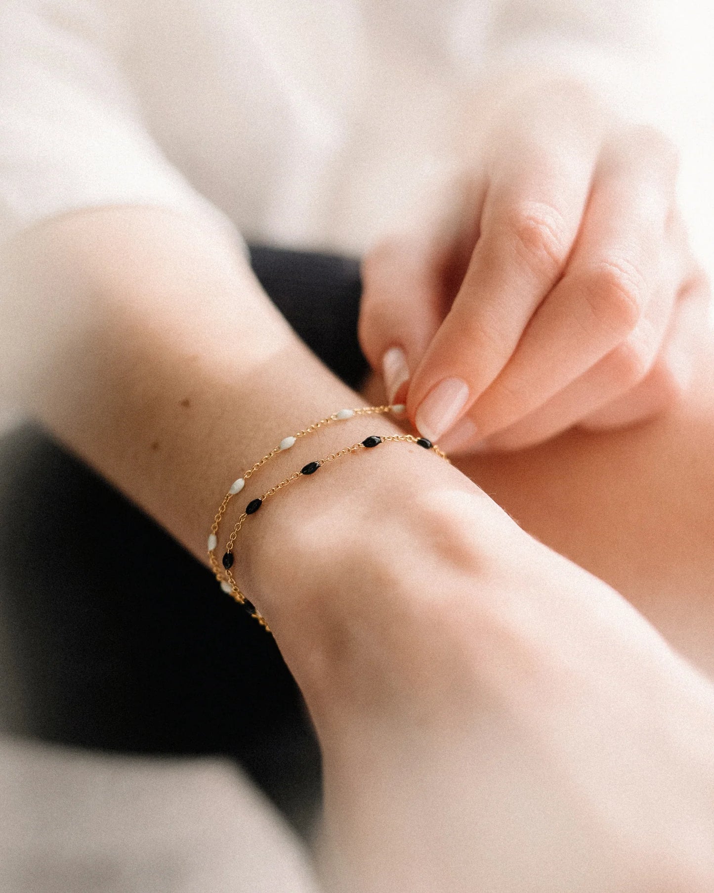 Bougie Bijou Fleur de Cerisier - bracelet perles