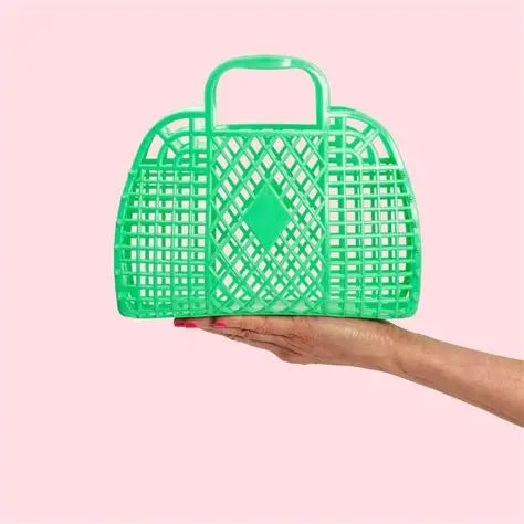 Small Retro Basket - Vert