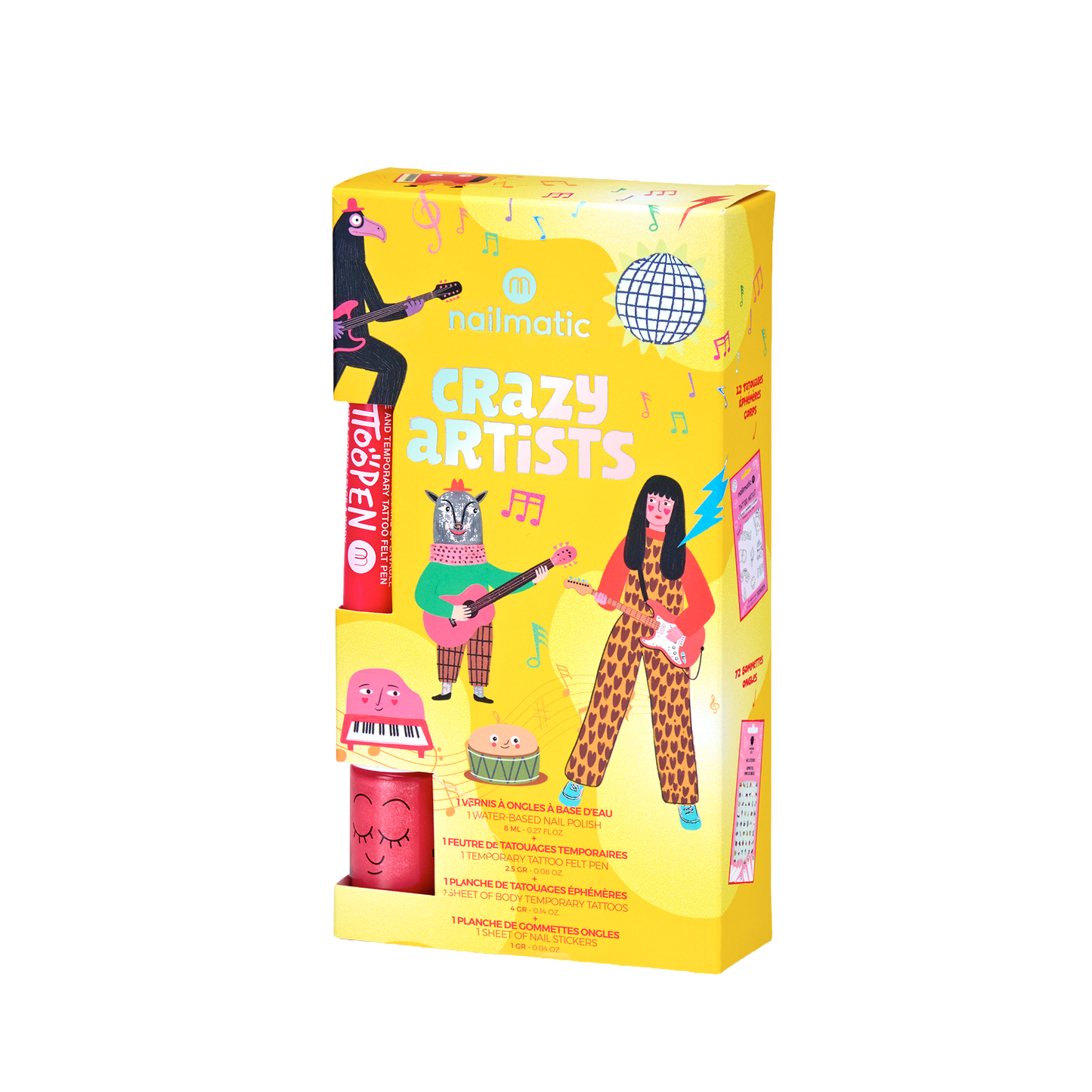 Pack créatif Nailmatic – Crazy Artists