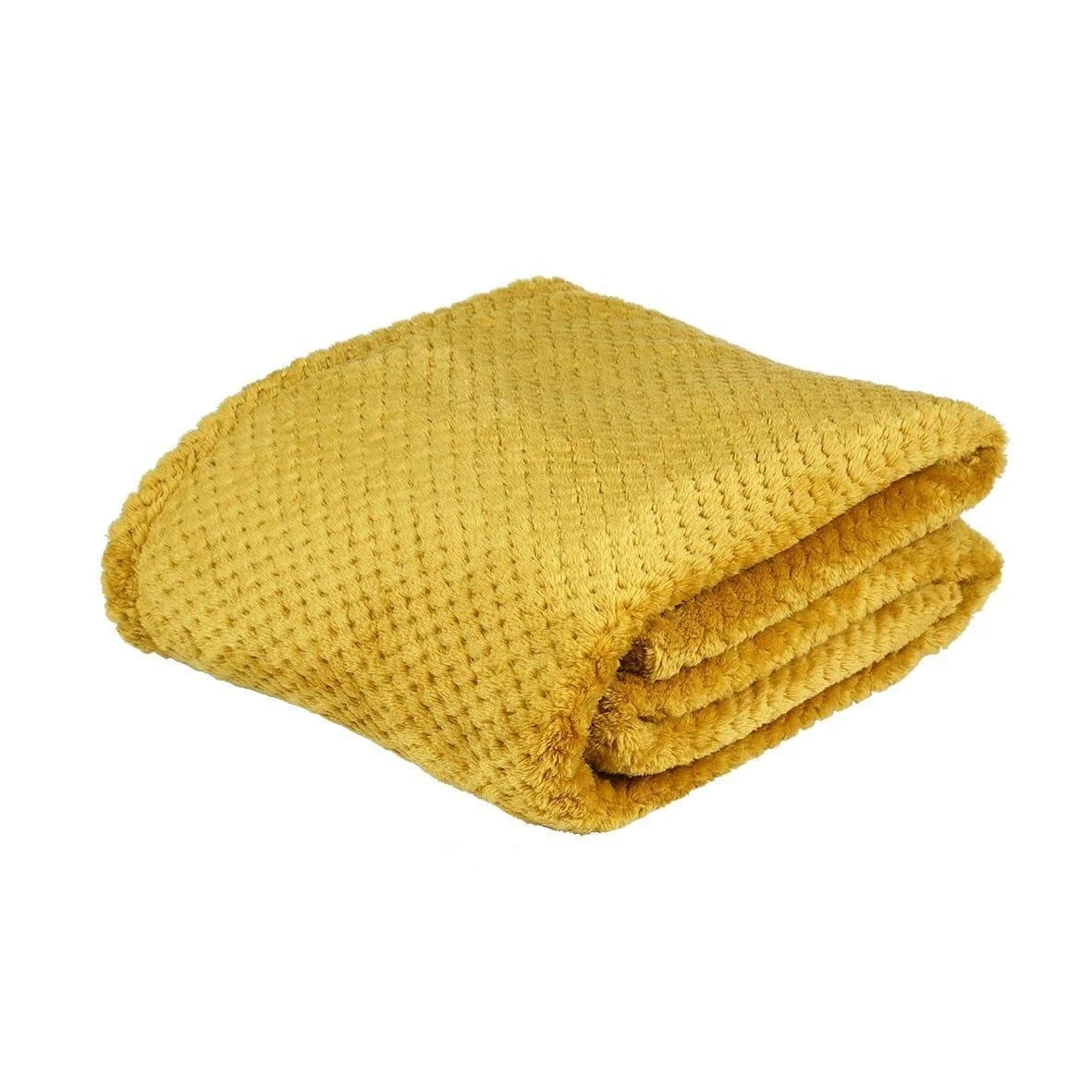 Plaids Super Moelleux - Curry