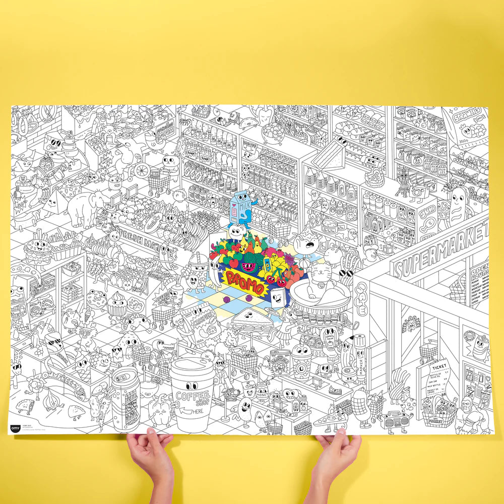 Poster Géant Super Market