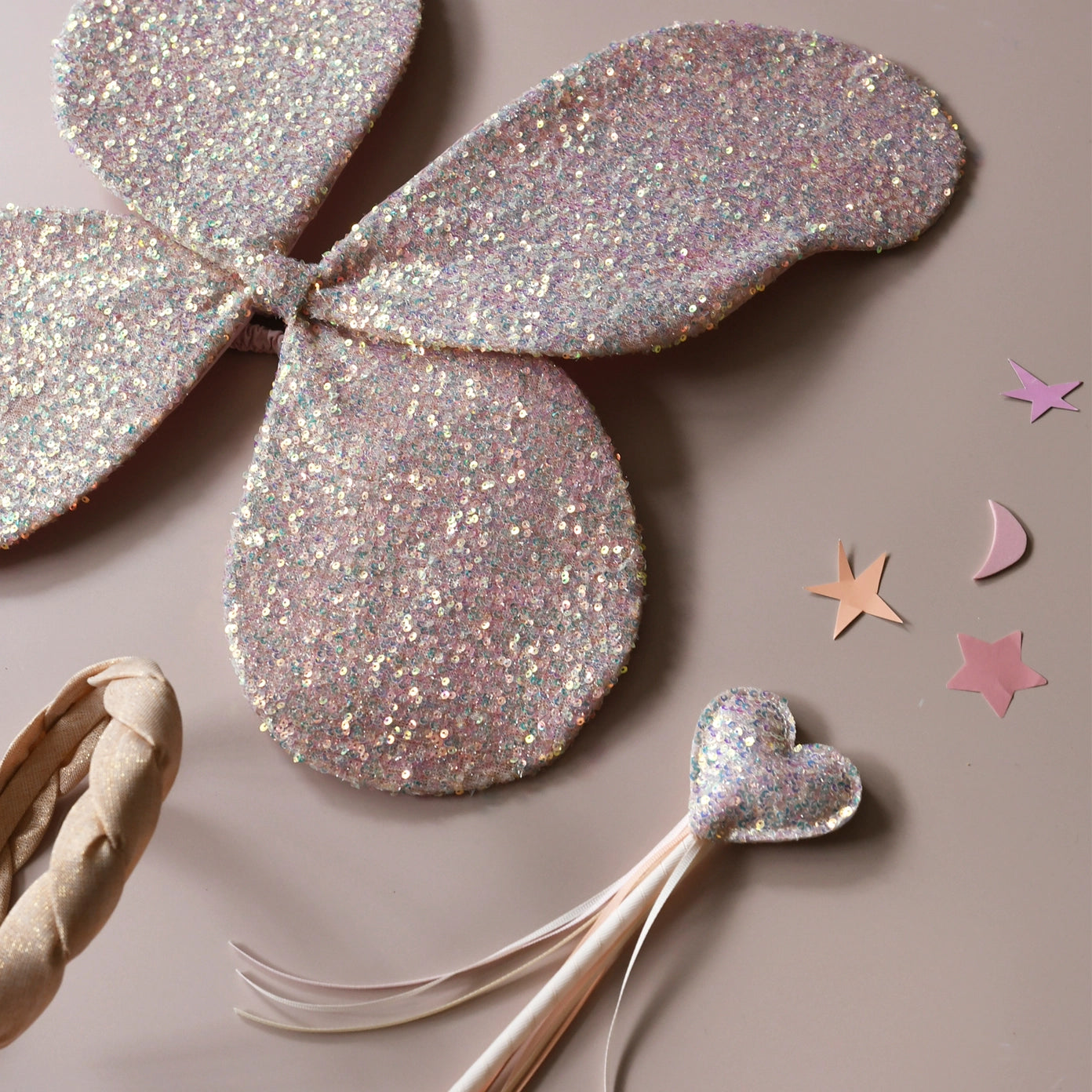 Ailes de fée magiques à paillettes