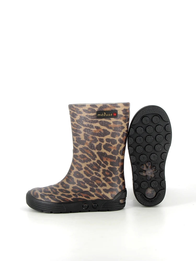 Bottes de pluie Méduse – Modèle Airdim Léopard Noir
