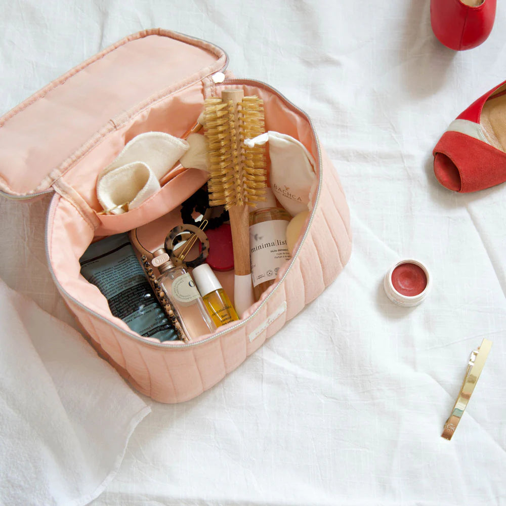 Vanity BACHCA – 100% Gaze de Coton Rose