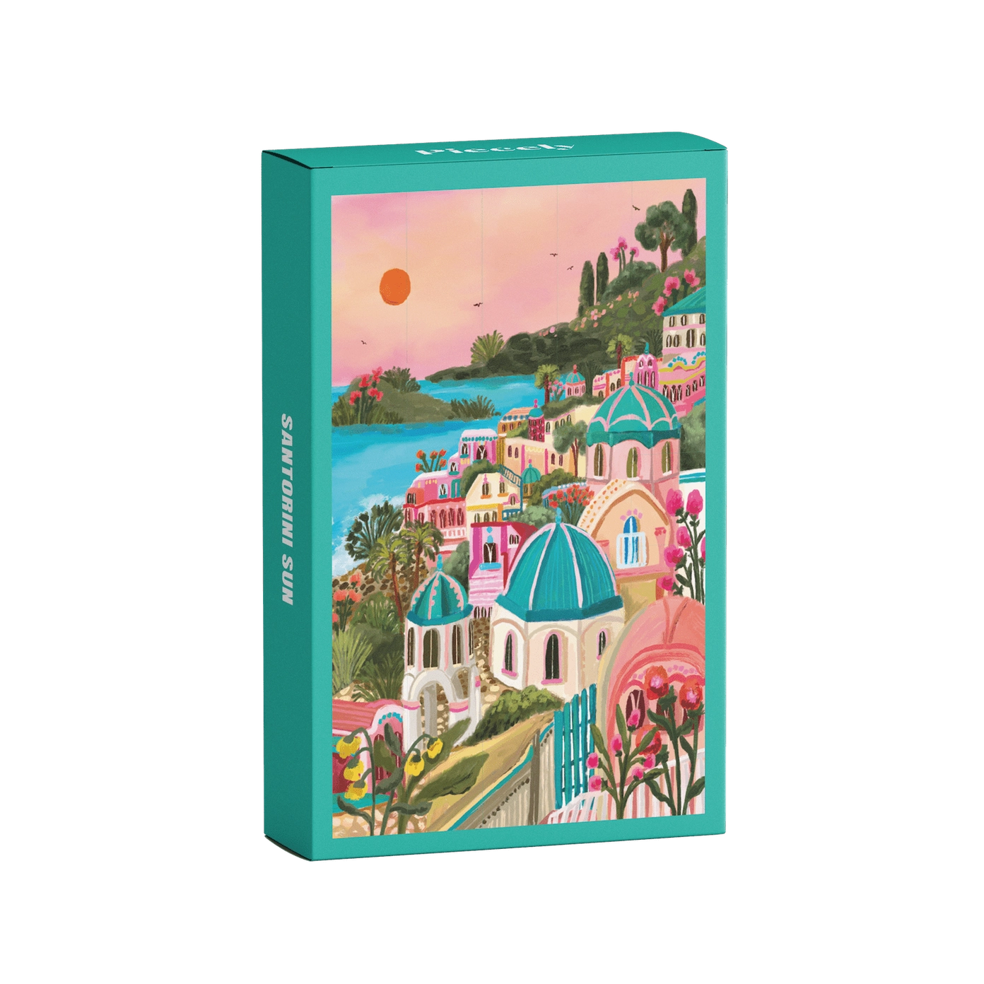 Mini Puzzle 99 pièces - Santorini Sun