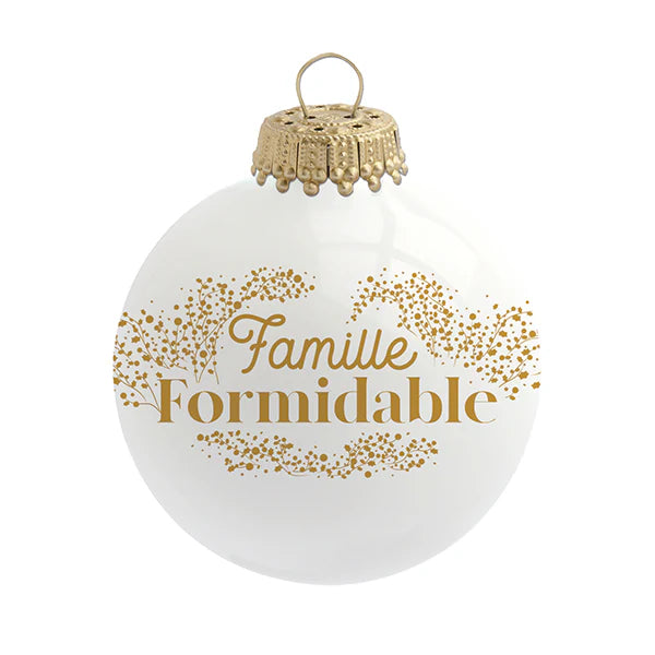 Boule de Noël - Famille Formidable