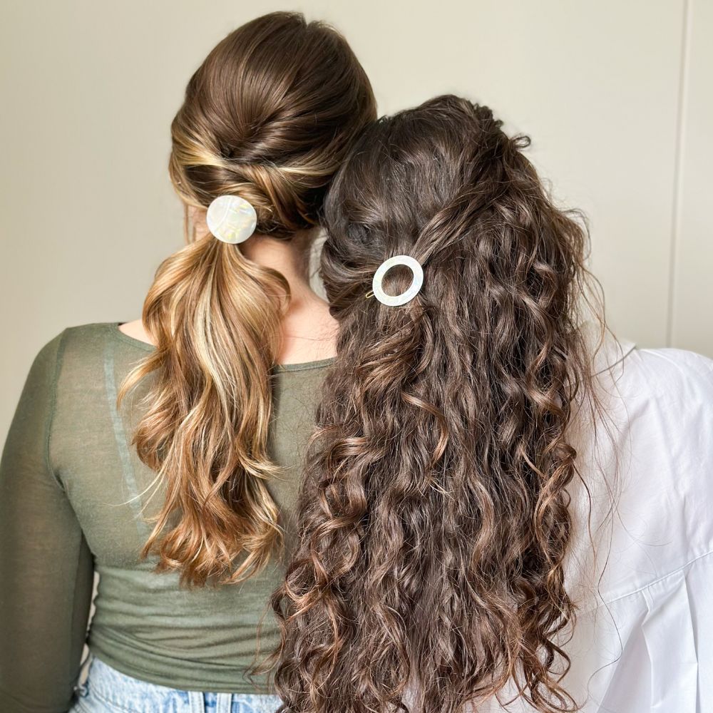 Barrette Ronde BACHCA – Nacre