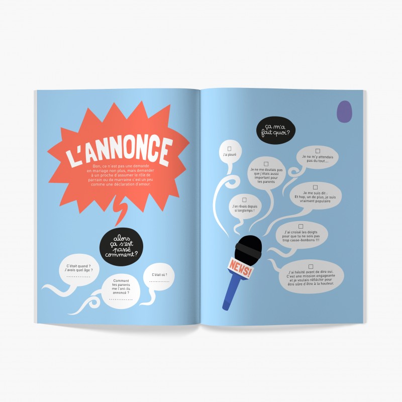 Livre à partager - Mon parrain, ma marraine à moi!