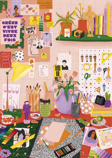 Puzzle 500 pièces - Du Feutre sur les Mains