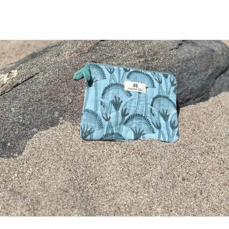 Pochette Matelassée - Bleu