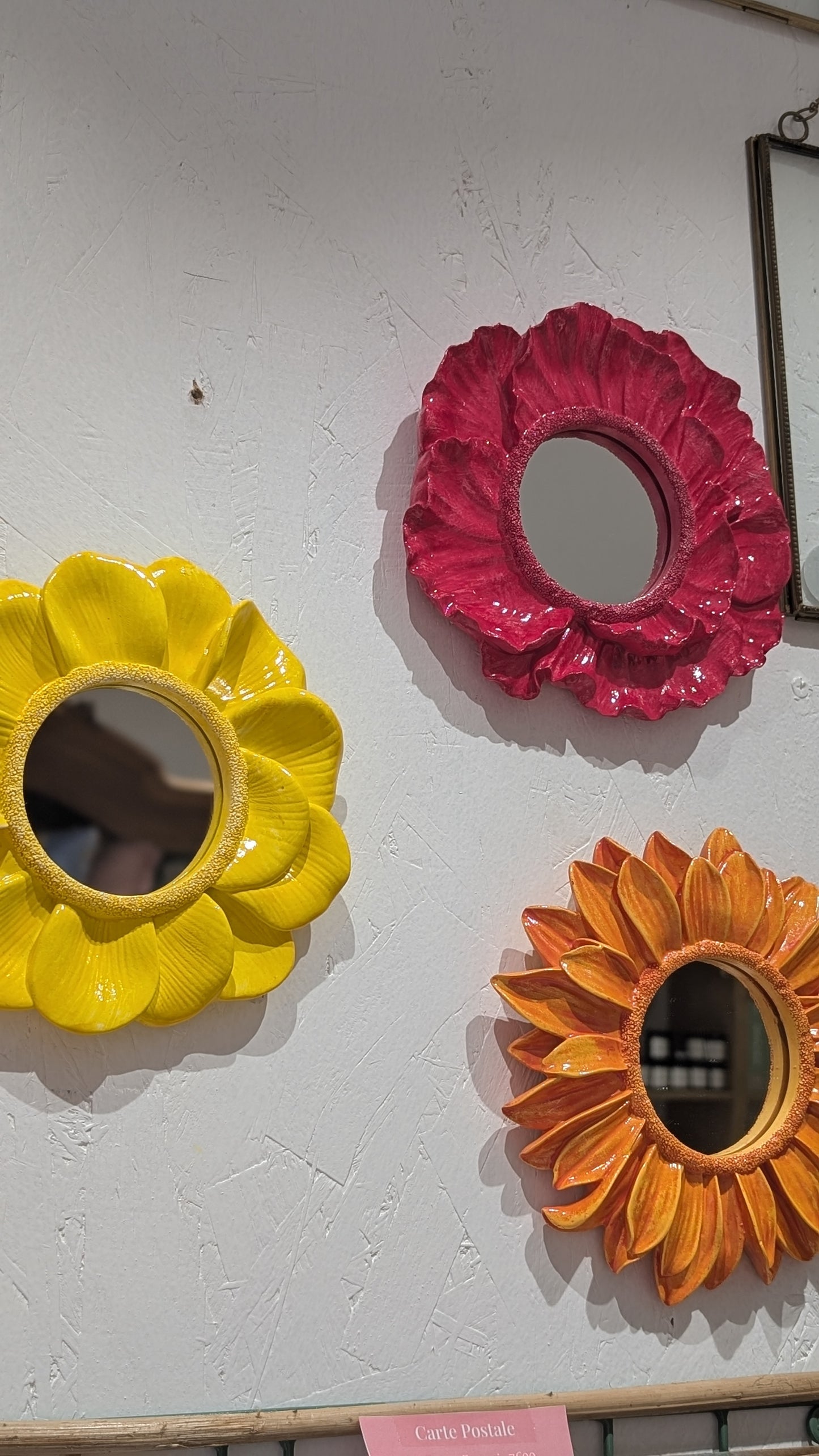 Miroir - Fleur Jaune