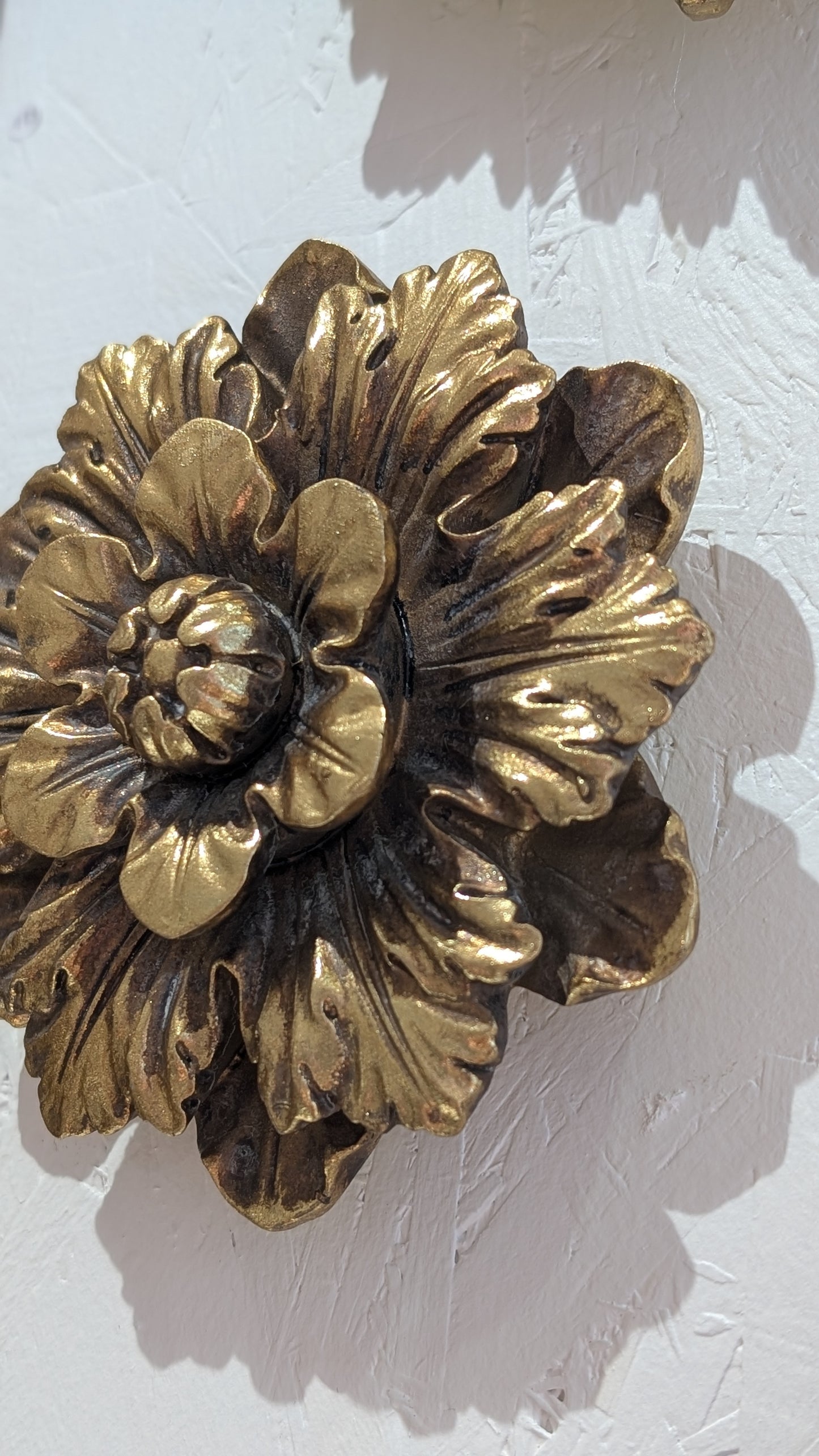 Décoration Murale - Fleur Doré