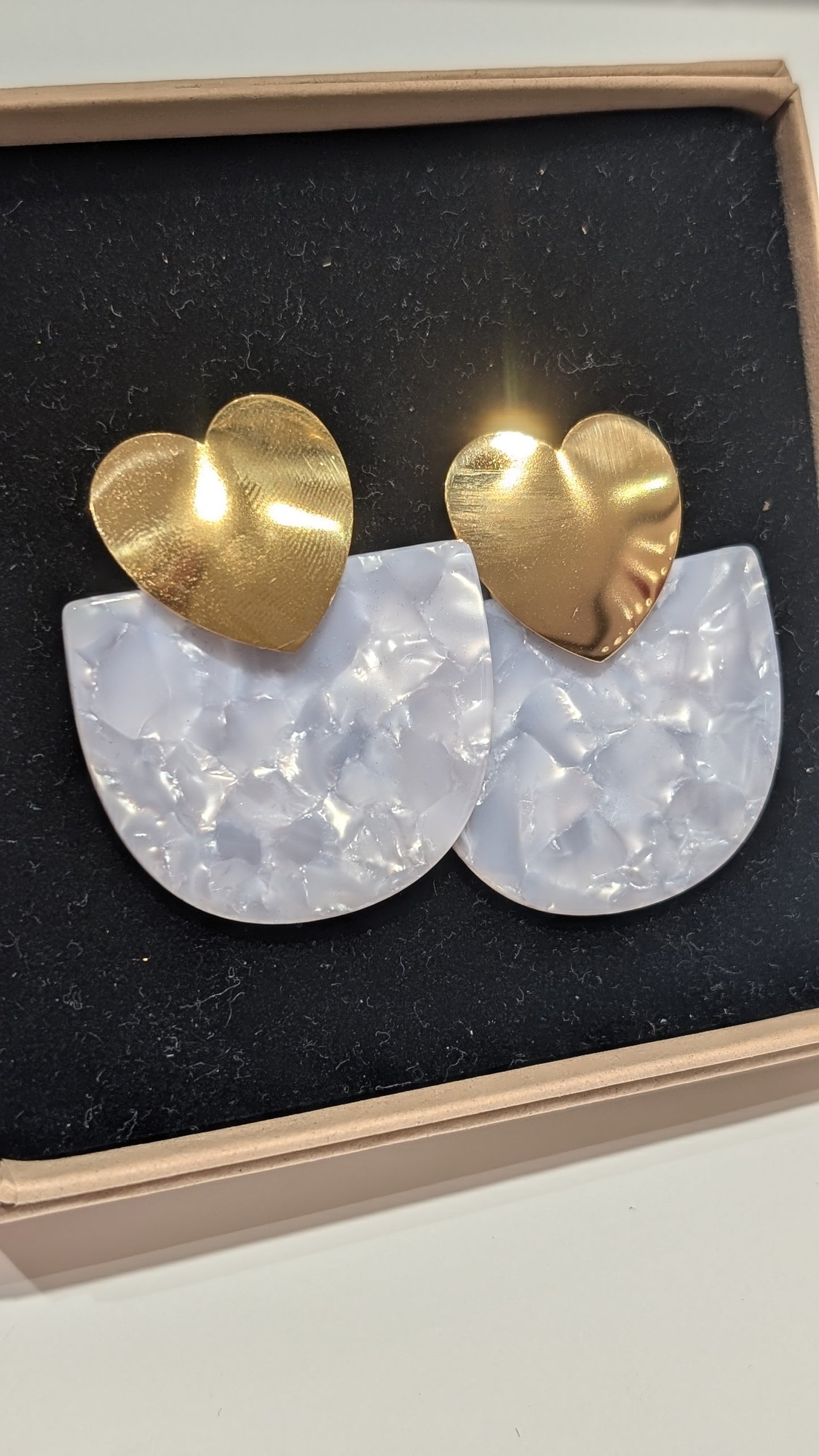 Boucles d'oreilles - Bleu clair