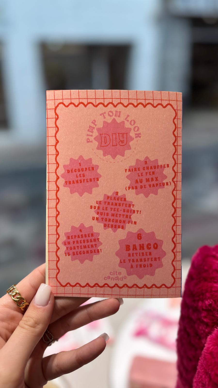 Carte DIY avec thermocollant Cité Candide