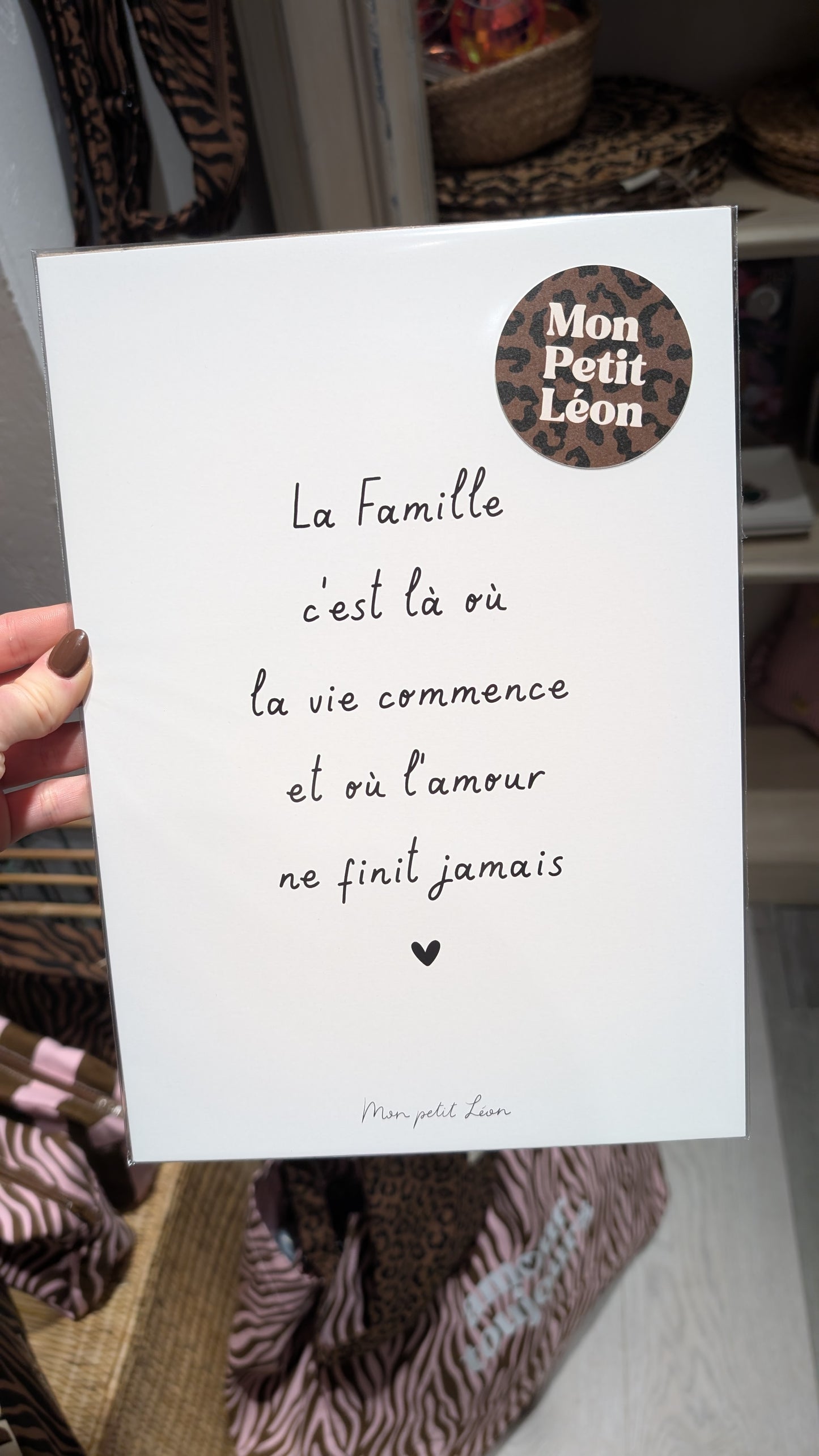 Affiche - La famille