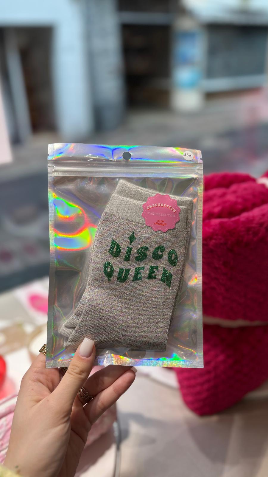 Chaussettes à paillettes Cité Candide – Confort et style scintillant