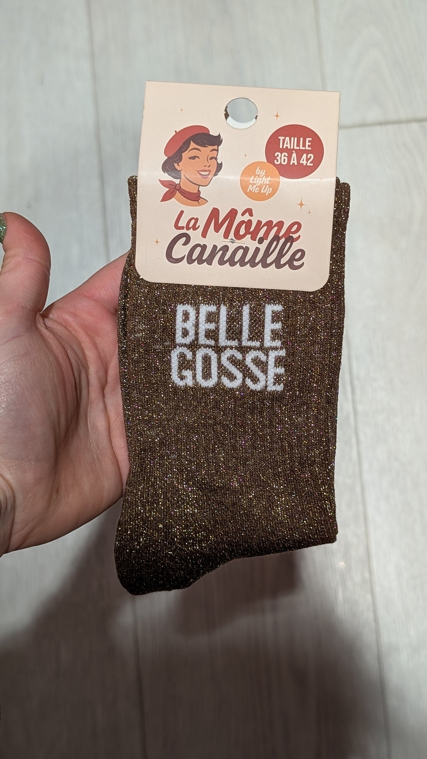 Chaussettes à paillettes – le petit cadeau qui fait sourire