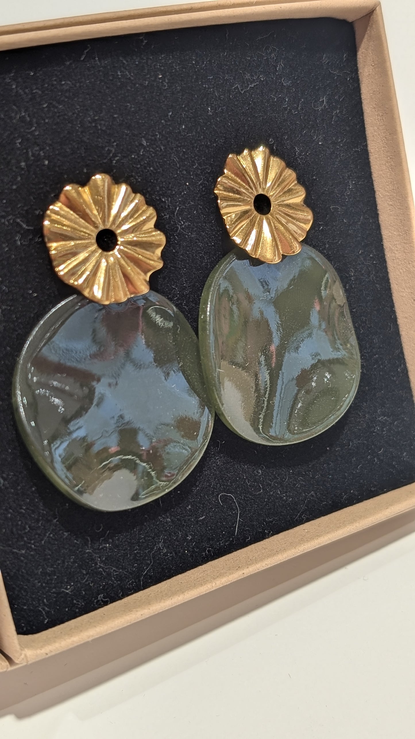 Boucles d'oreilles - Vert