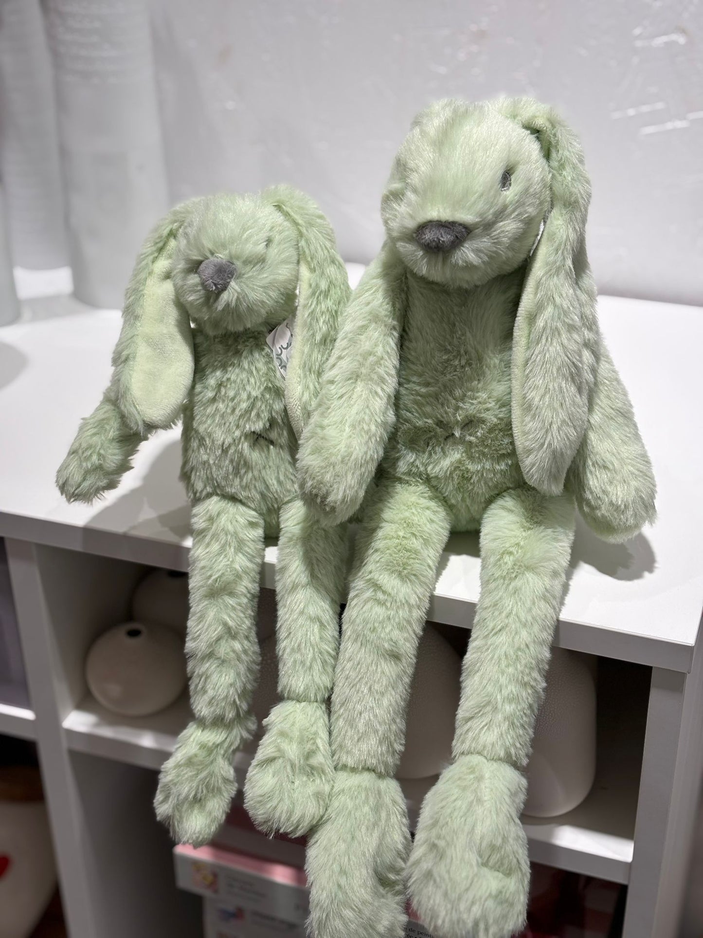 Doudou Lapin 28cm - Pistache