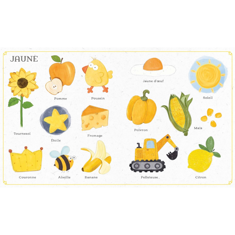 Mon Imagier - Les Couleurs