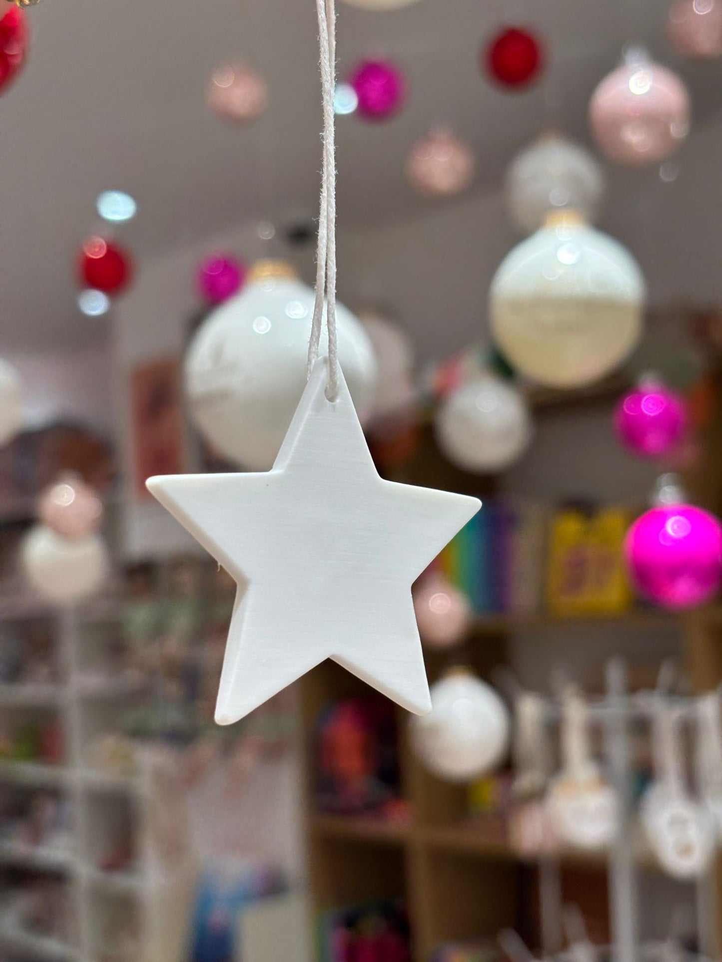 Pendentif en Porcelaine - Etoile