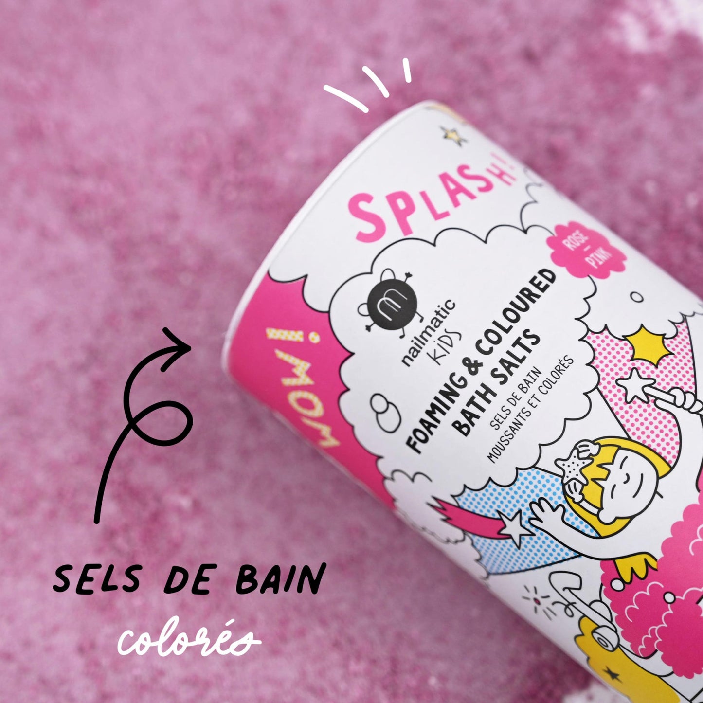 Sel de Bain Nailmatic - Rose