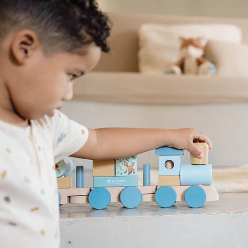 Train de blocs Forest Friends