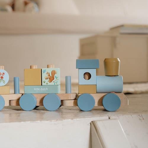 Train de blocs Forest Friends