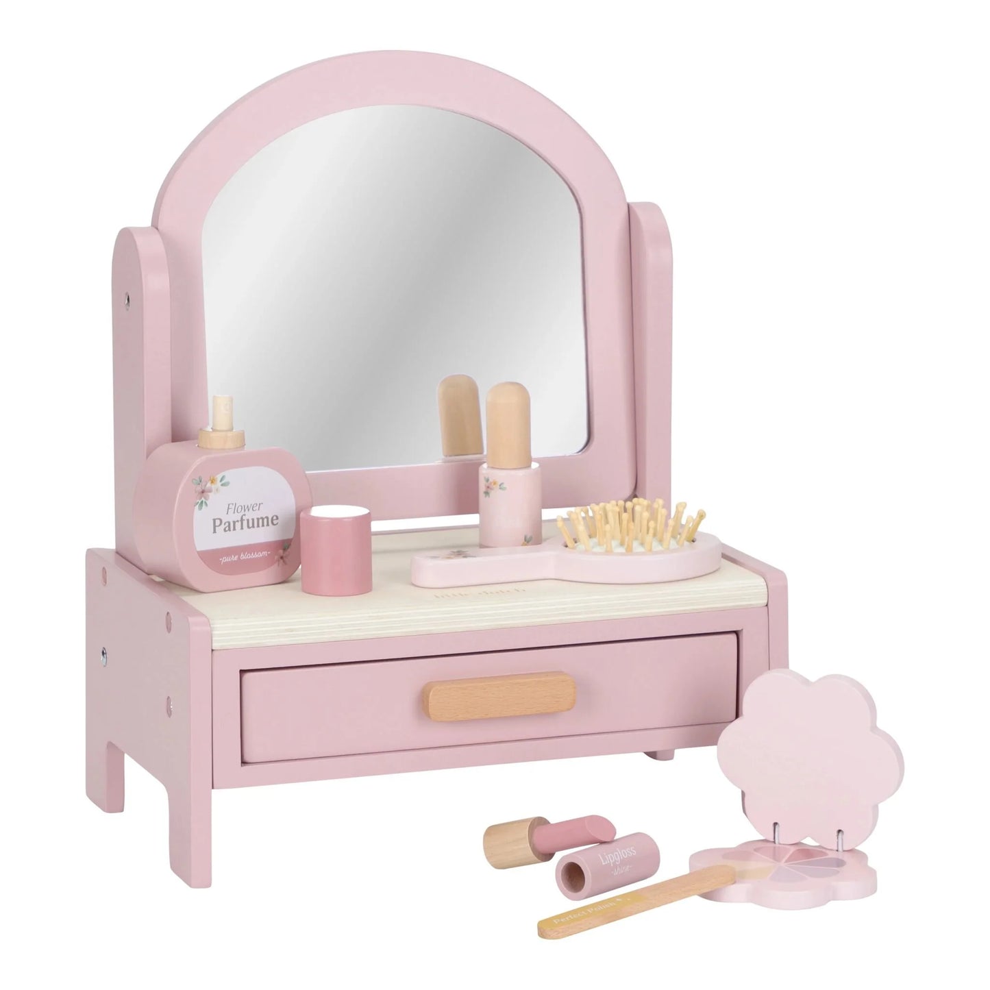 Petite coiffeuse en bois Little Dutch – Le coin beauté rêvé des enfants