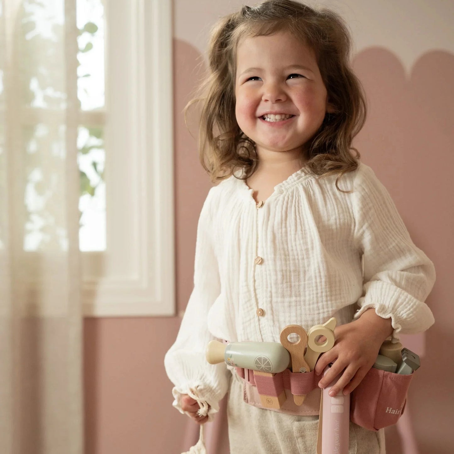 Ceinture de Coiffeur en bois