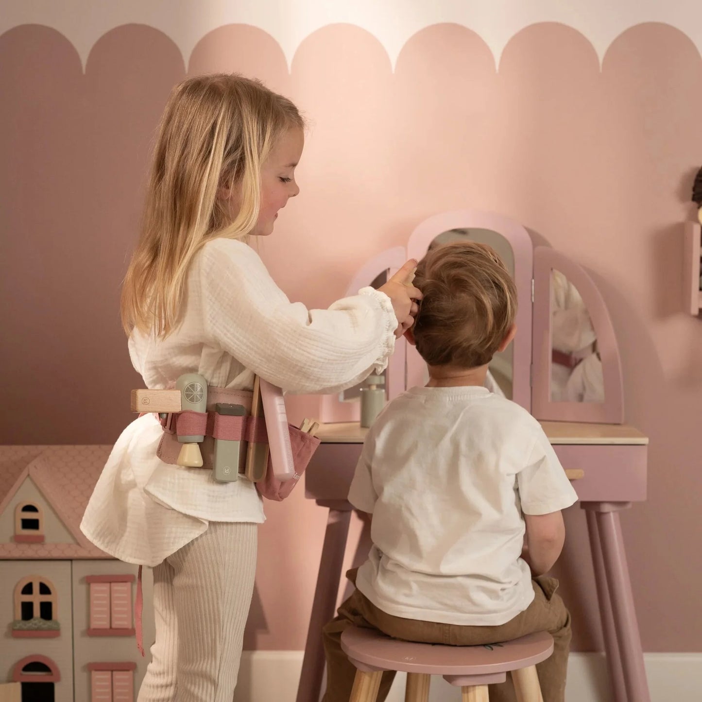 Ceinture de Coiffeur en bois