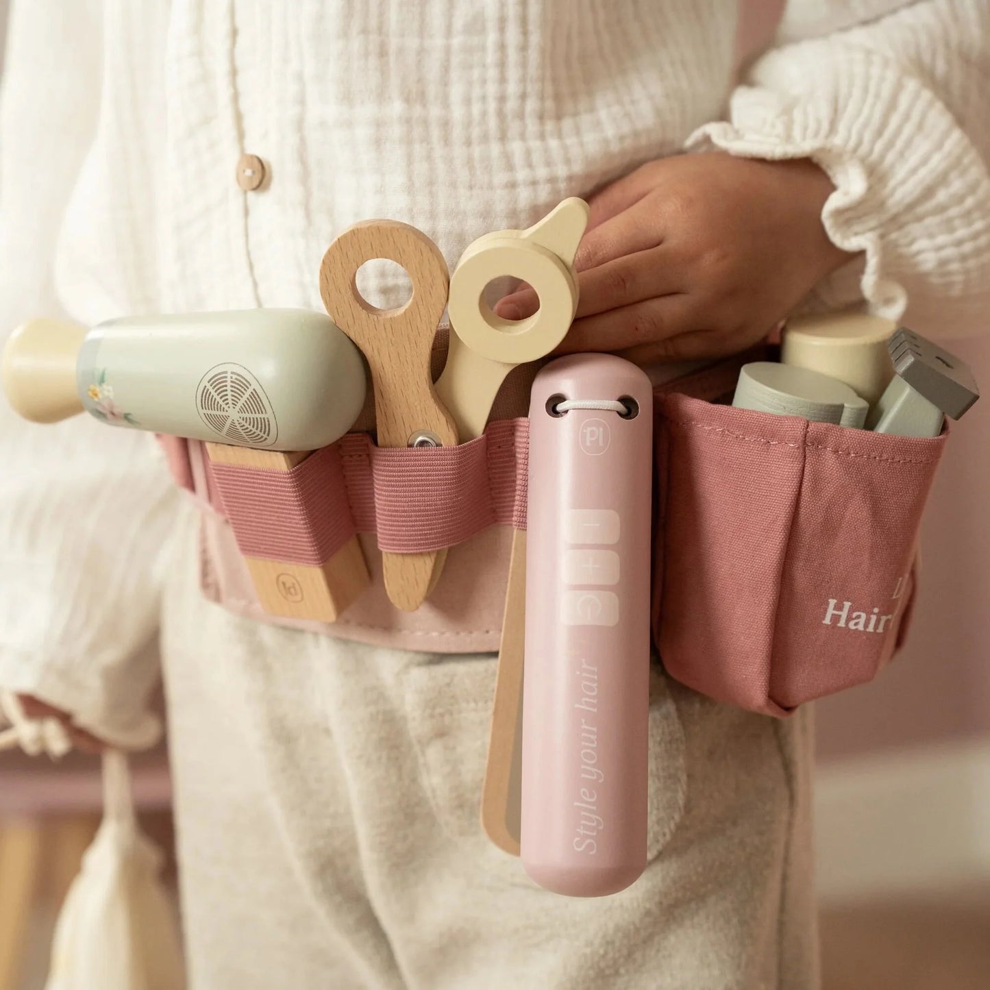 Ceinture de Coiffeur en bois