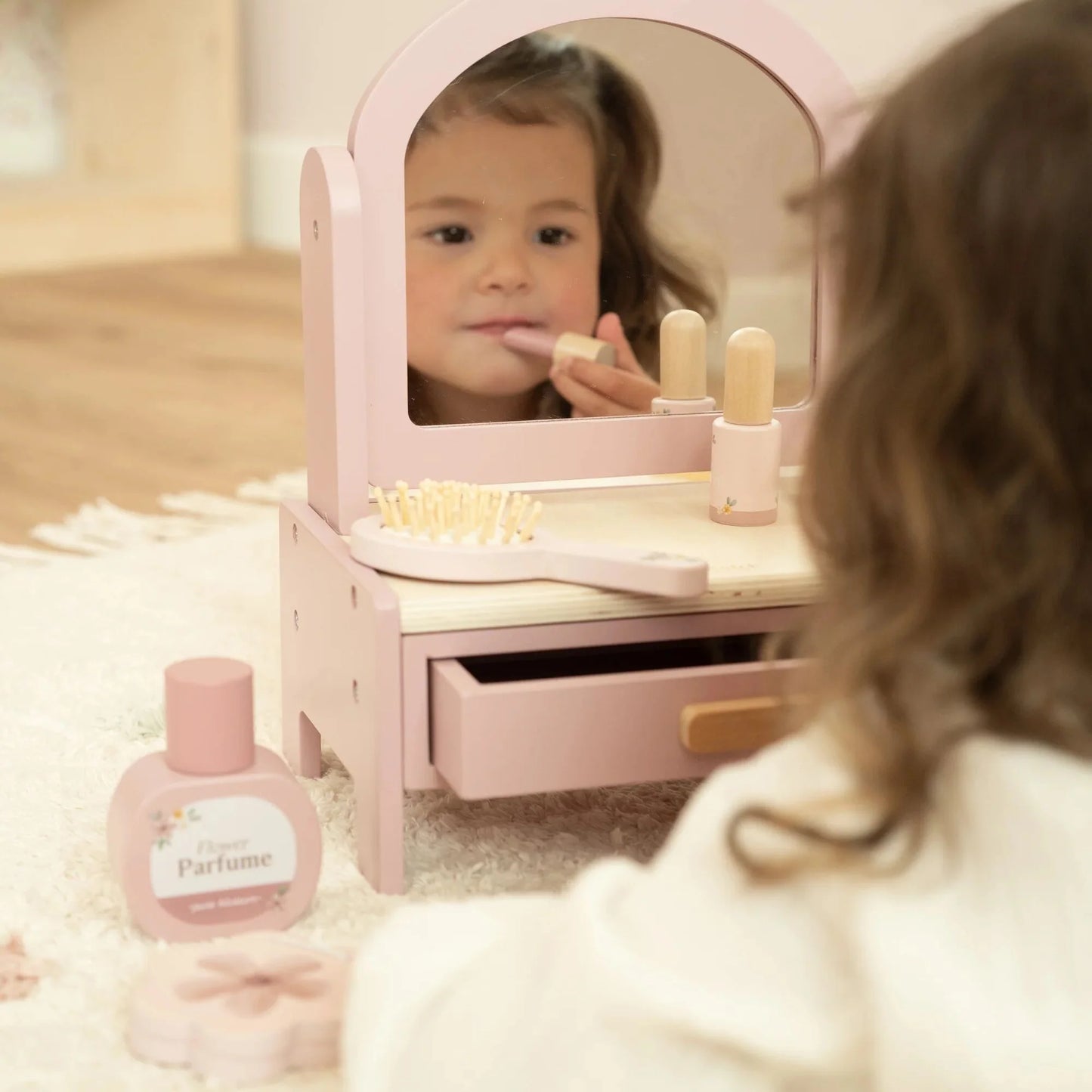 Petite coiffeuse en bois Little Dutch – Le coin beauté rêvé des enfants